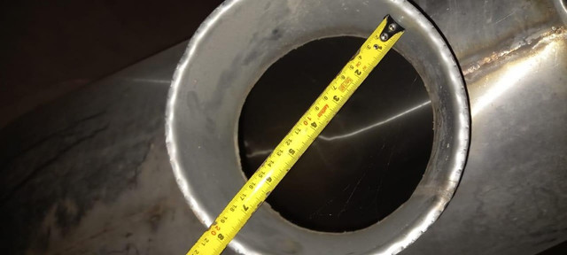 Funil / Cone em aço inox com abertura superior de 1000 mm - Foto 5