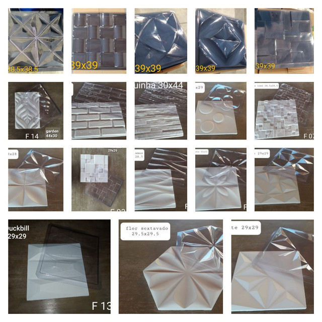 Forma para gesso 3D