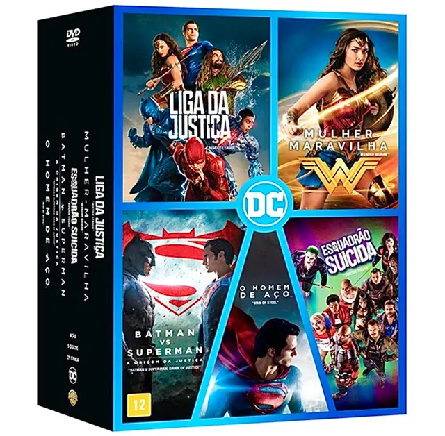 Coleção Dvd Superman - 5 Filmes - 6 Discos - (lacrado)