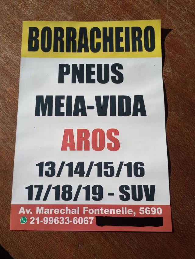 Pneu usado Aparti de 89,00 13,14,15,16,17,18 e 19 - Foto 7