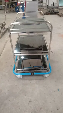 Carro Inox com para choque