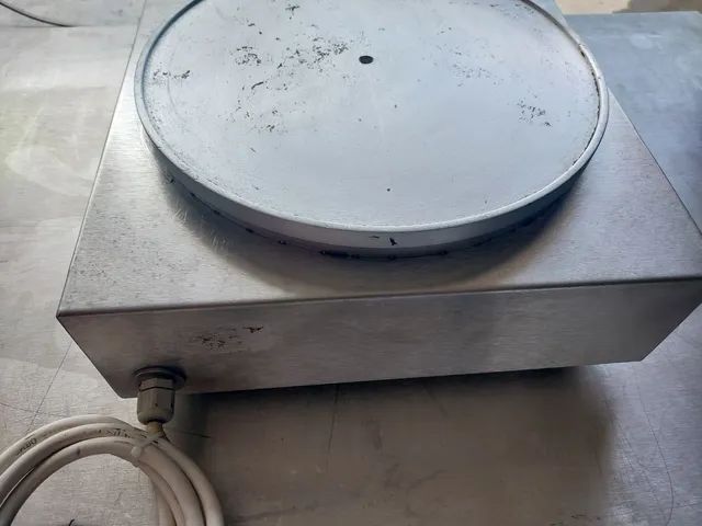 Chapa Crepe Francês inox escovado (BERTA) - Foto 2