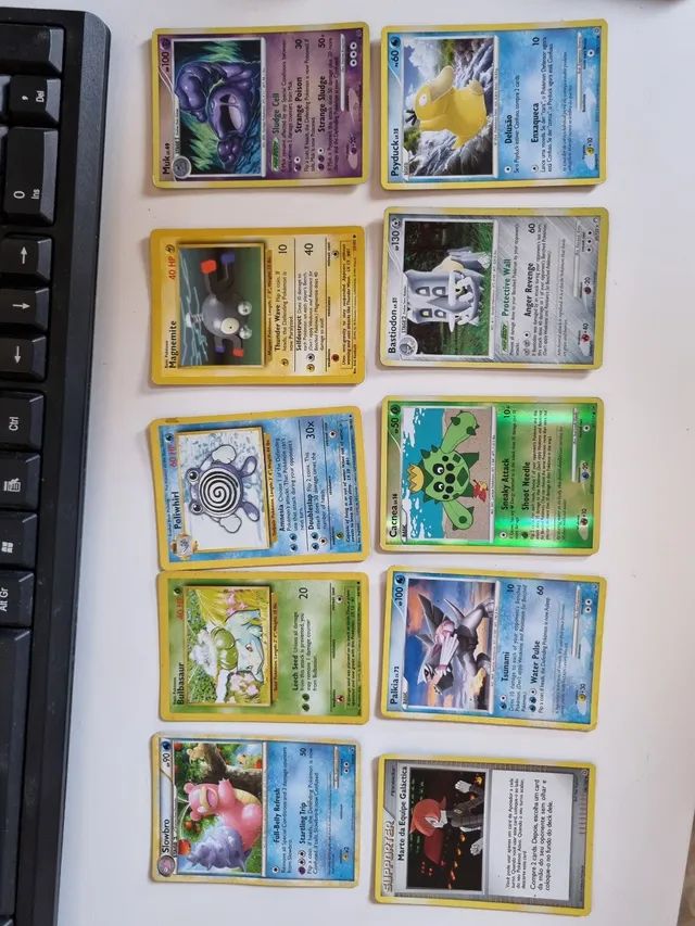 Lote Pokémon tipo Trevas ( Dark ) 50 cards - Comum, Foil, Reverse