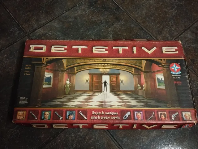 Jogo Detetive Anos 80  Jogo de Tabuleiro Estrela Usado 91945682