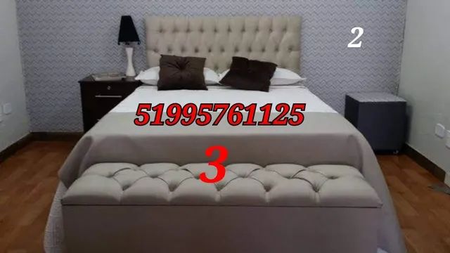 Cabeceira e baú pé de cama para cama box  - Foto 3