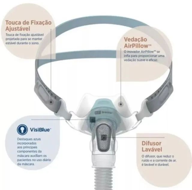 Mascara F&P para CPAP - Foto 3