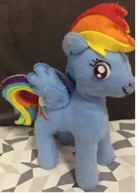 Bonecos MY LITLLE PONY - PÔNEIS NOVOS fabricada em feltro - Foto 2