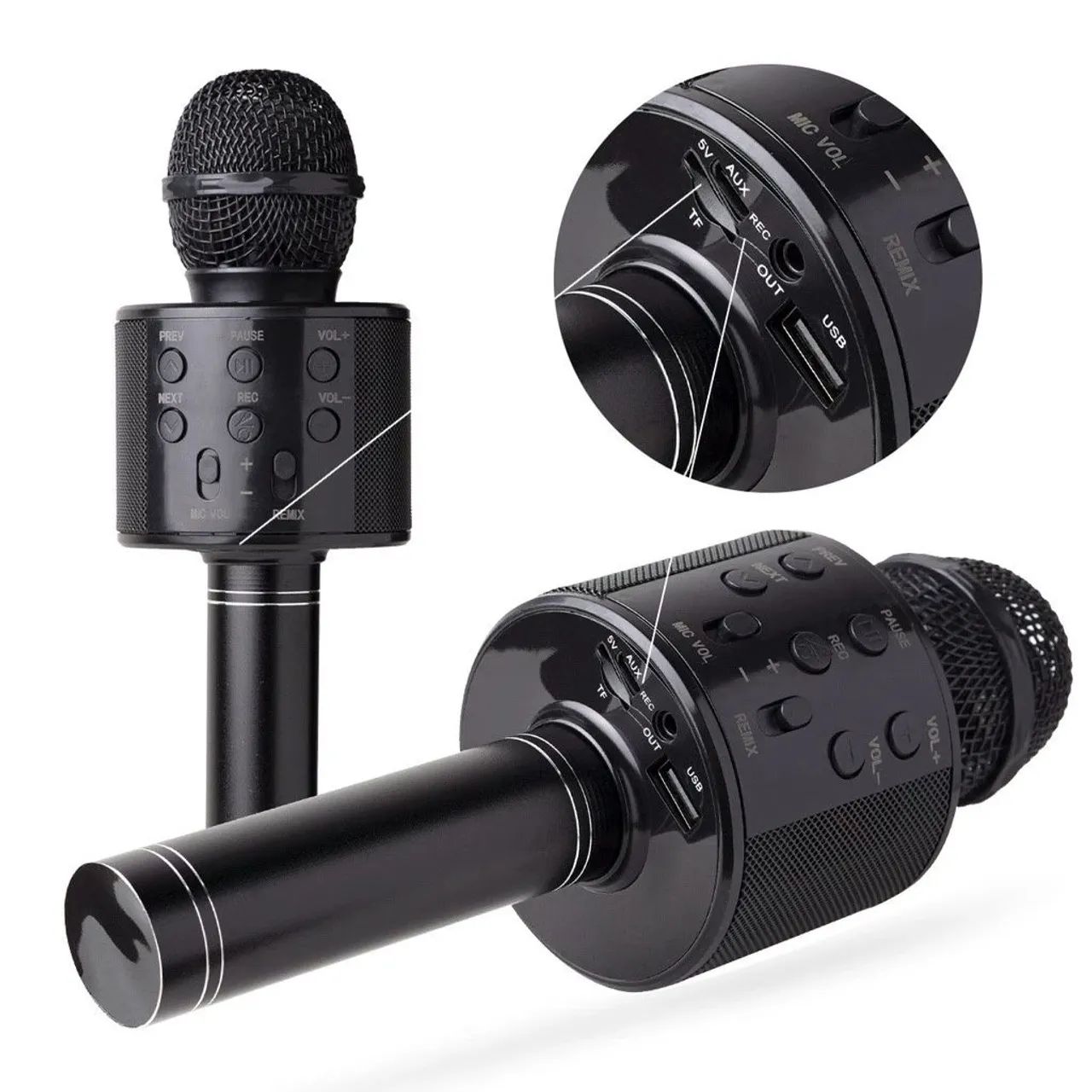 Microfone Condensador Profissional Sem Fio Karaoke YouTube  - Foto 2