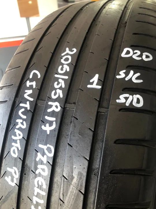 Pneu 205/55r17 Pirelli Cinturato P7 91v (usado) *1 - Foto 2
