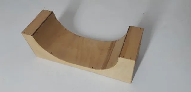 Halfpipe para skate de dedo (pista de fingerboard) antiguidade coleção - Foto 2