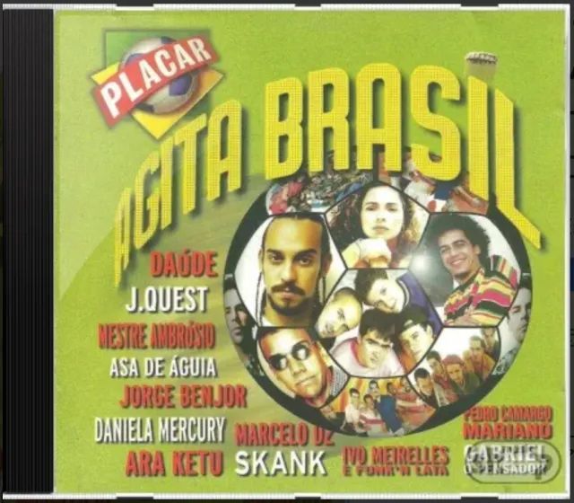 CDs Placar - Agita Brasil (1998) + Hinos dos Clubes (2004)