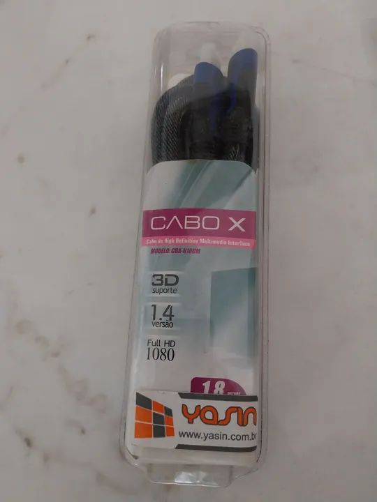 Cabo HDMI 1.4 3.0 Metros - Alta Velocidade - Foto 2