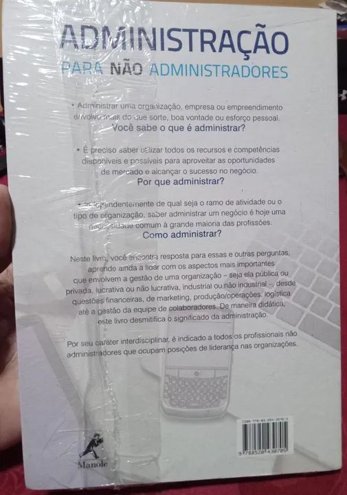  Livro Administração para não administradores - Chiavenato 2ª edição atualizada lacrado - Foto 2