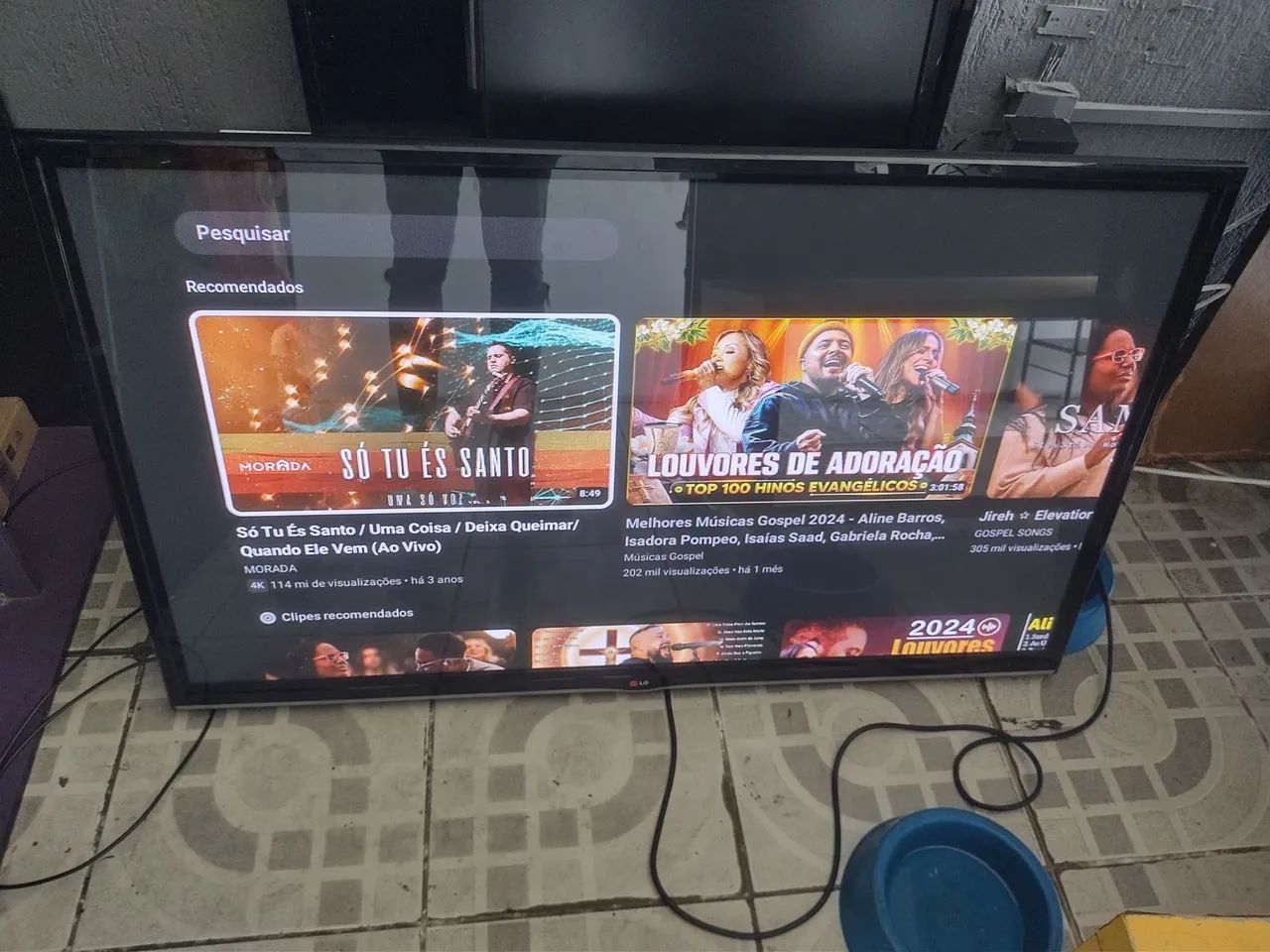 Vendo Smartv LG 55 polegadas top de linha em estado de nova com wi-fi integrado R$ 1500,00 - Foto 3