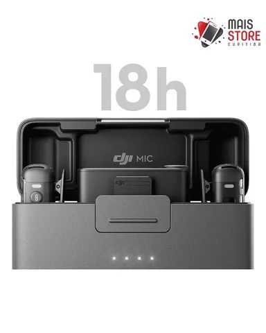 Microfone Dji Mic 2 (2 TX + 1 RX + Charging Case) Novos/Lacrados  - Foto 3
