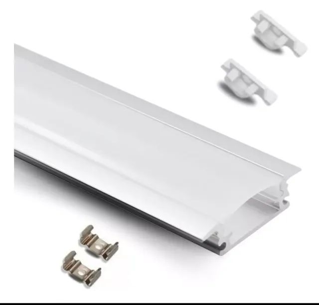Perfil de led, fita de led e fontes - Foto 2