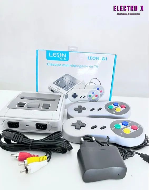 Video Game Clássico Mini Leon-G1 - 2 Controles