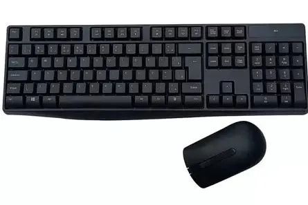 Kit Teclado e Mouse sem Fio Cs100 Slim 12 Teclas Multimídia 2,4ghz USB 1600DPI Preto - Foto 2