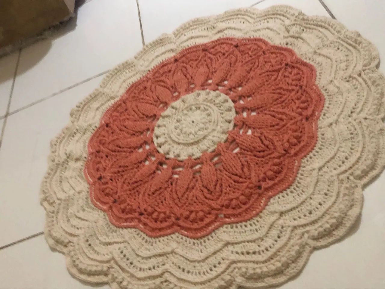 Tapetes e passadeiras em crochê  - Foto 6
