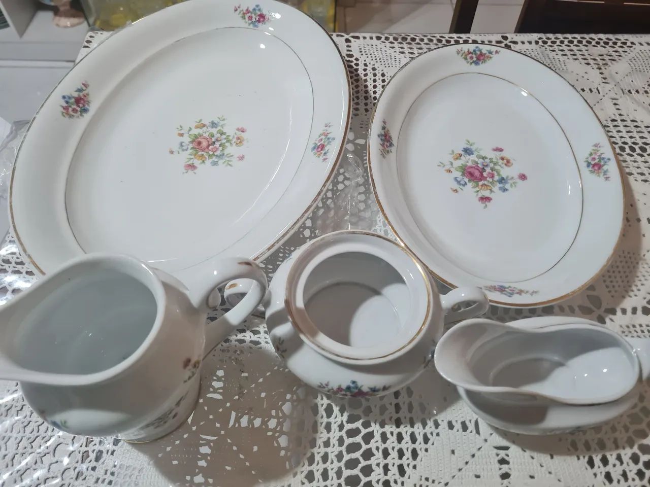 Kit de  Porcelana com 5 peças.  - Foto 3