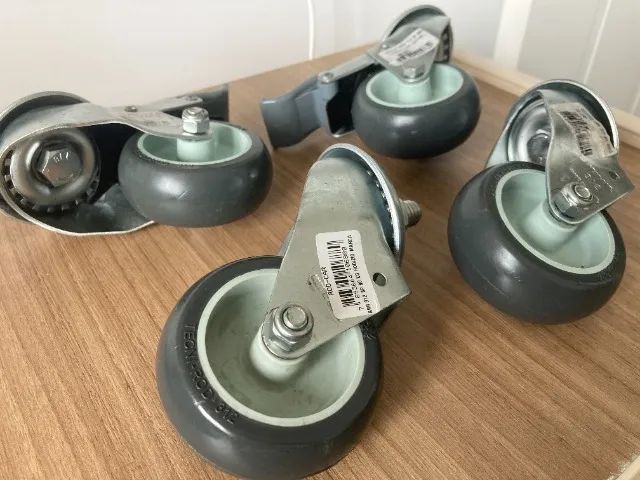 Kit 4 rodízios 80kg