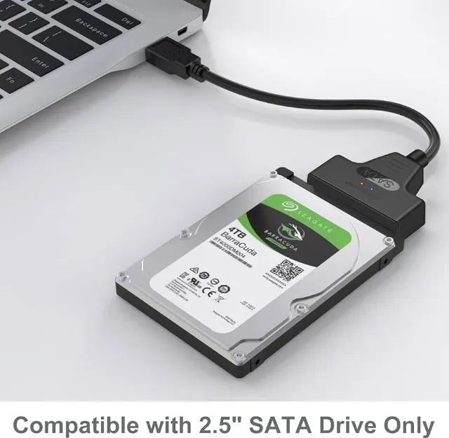 Cabo 2 Usb Sata Adaptador Hd Externo wpp:43.99611-398 - Foto 2