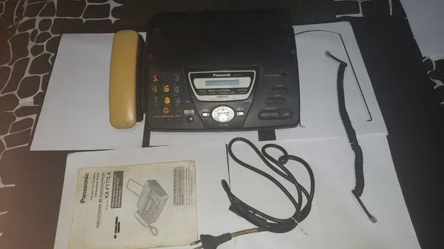 Fax  Panasonic  modelo Kx Ft 77LA Papel Térmico  obs produto usado. - Foto 3