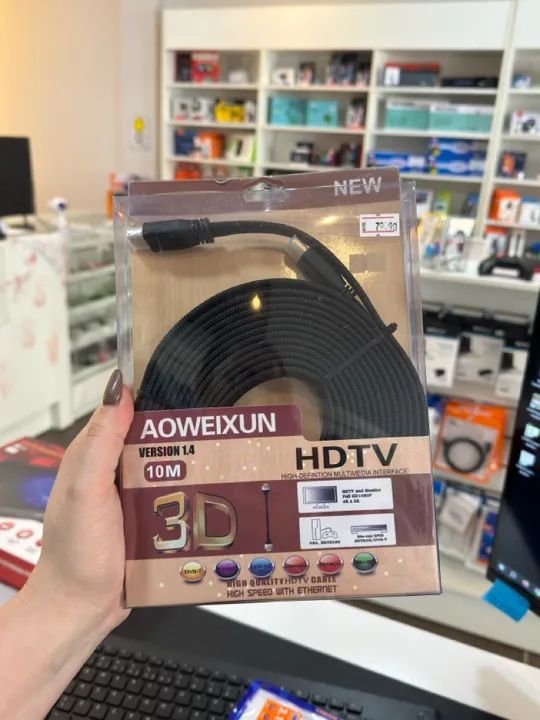 Cabo Hdmi 10m - 3D 1.4
