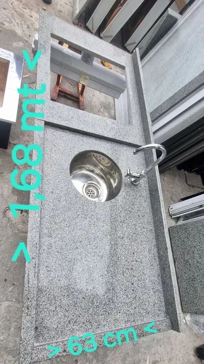 Pia para churrasqueira  