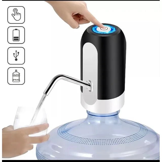 Bomba Elétrica Universal D'Água Dispenser Automático Com Carregamento Usb - Entrega Grátis