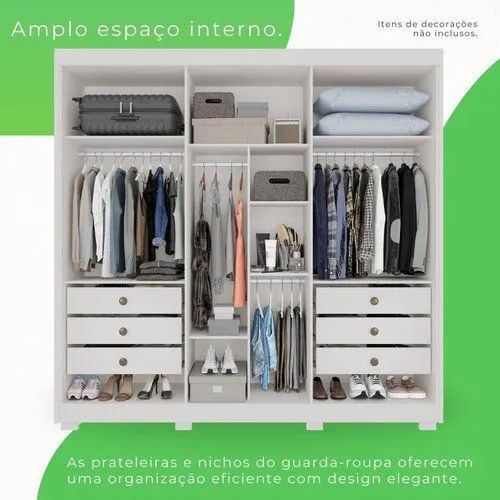 Guarda roupa granada 6 portas  - Foto 2