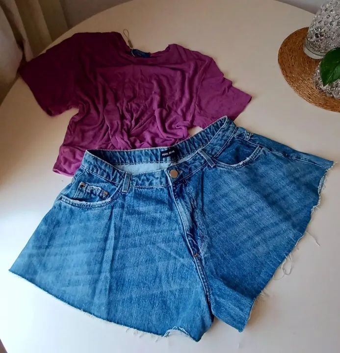 Short jeans godê 44 novo - Foto 2