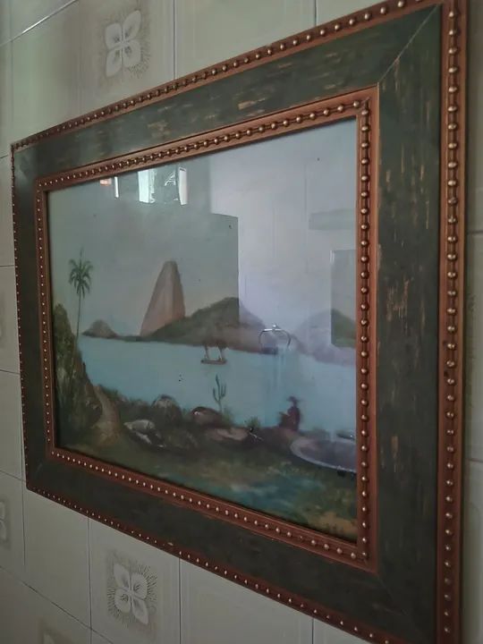 Quadro pintura Marques assinado Pão de açúcar Rio de <br>Pão de açúcar Rio de janeiro  - Foto 4