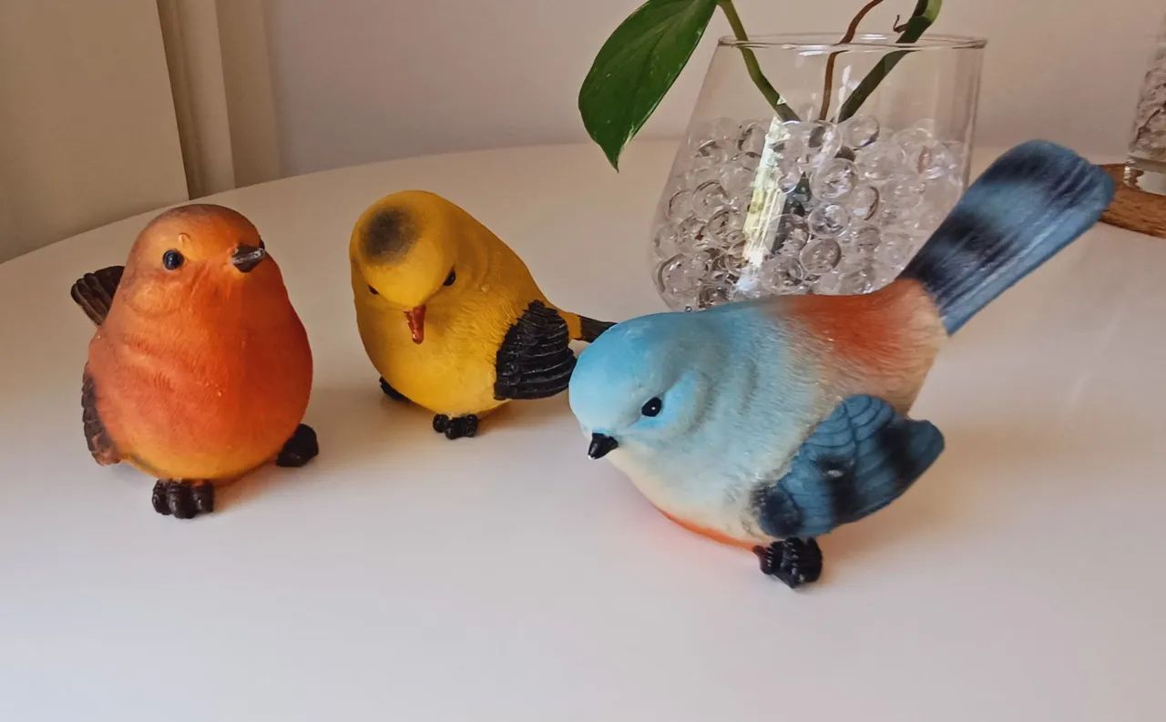 Trio Pássaros Tok Stok - Foto 4