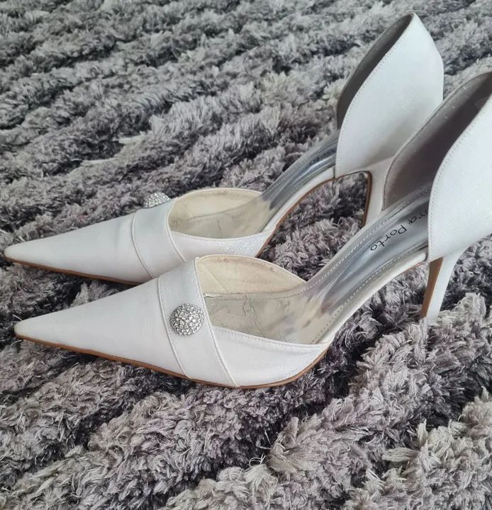 Scarpin Branco Laura Porto