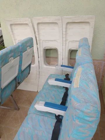 poltrona avião 03 lugares - Foto 3