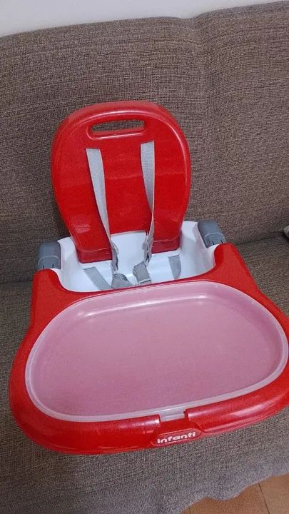 Cadeira de Alimentação Infantil Infanti Vermelha - Foto 3