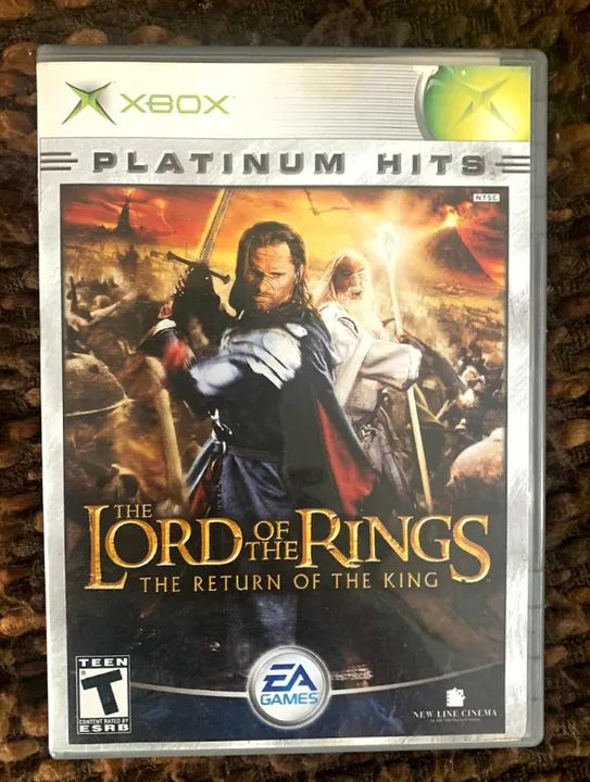 LORD OF THE RINGS THE RETURN OF THE KING ORIGINAL XBOX COMPLETO C/ MANUAL ACEITA OLX PAY
