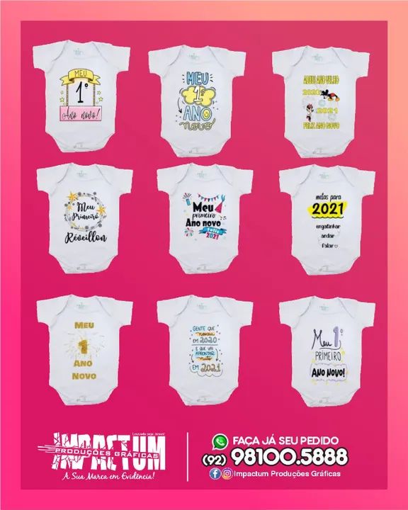 Body Infantil Sublimático Personalizado - R$ 35,00  - Foto 3