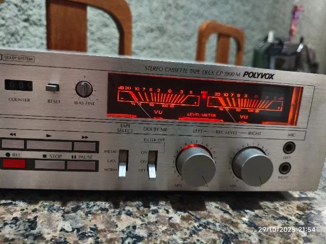 Tape Deck Polyvox CP 1900M - Tela MP3 Adaptada 