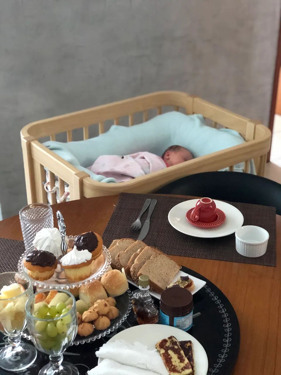 Berço evolutivo 3 em 1 - Carvalho Malva - Quater (com mini colchão) - Foto 3