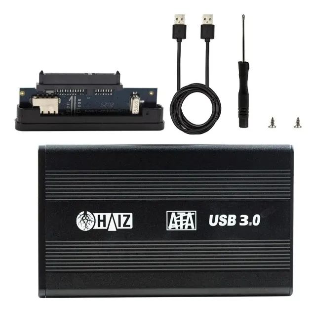 Case Usb 3.0 Hd Externo 2.5 Metal Notebook Ps4 Xbox One Pc Cor Preto - Foto 4
