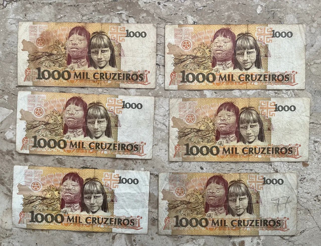 Cédulas de Cruzeiros antiguidade  - Foto 2