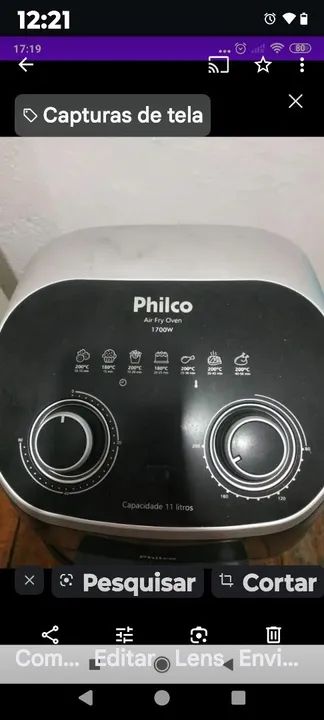 Air Fryer Oven PHILCO 110 v  - Foto 5