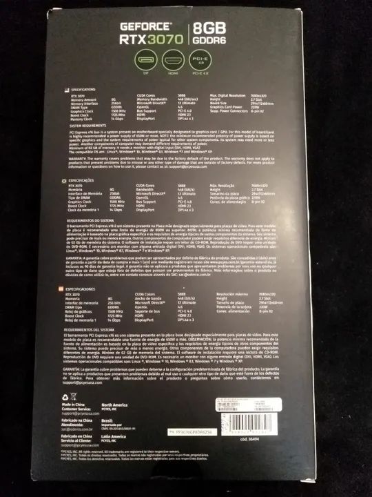 RTX 3070 8GB GDDR6 (semi novo) - Foto 6