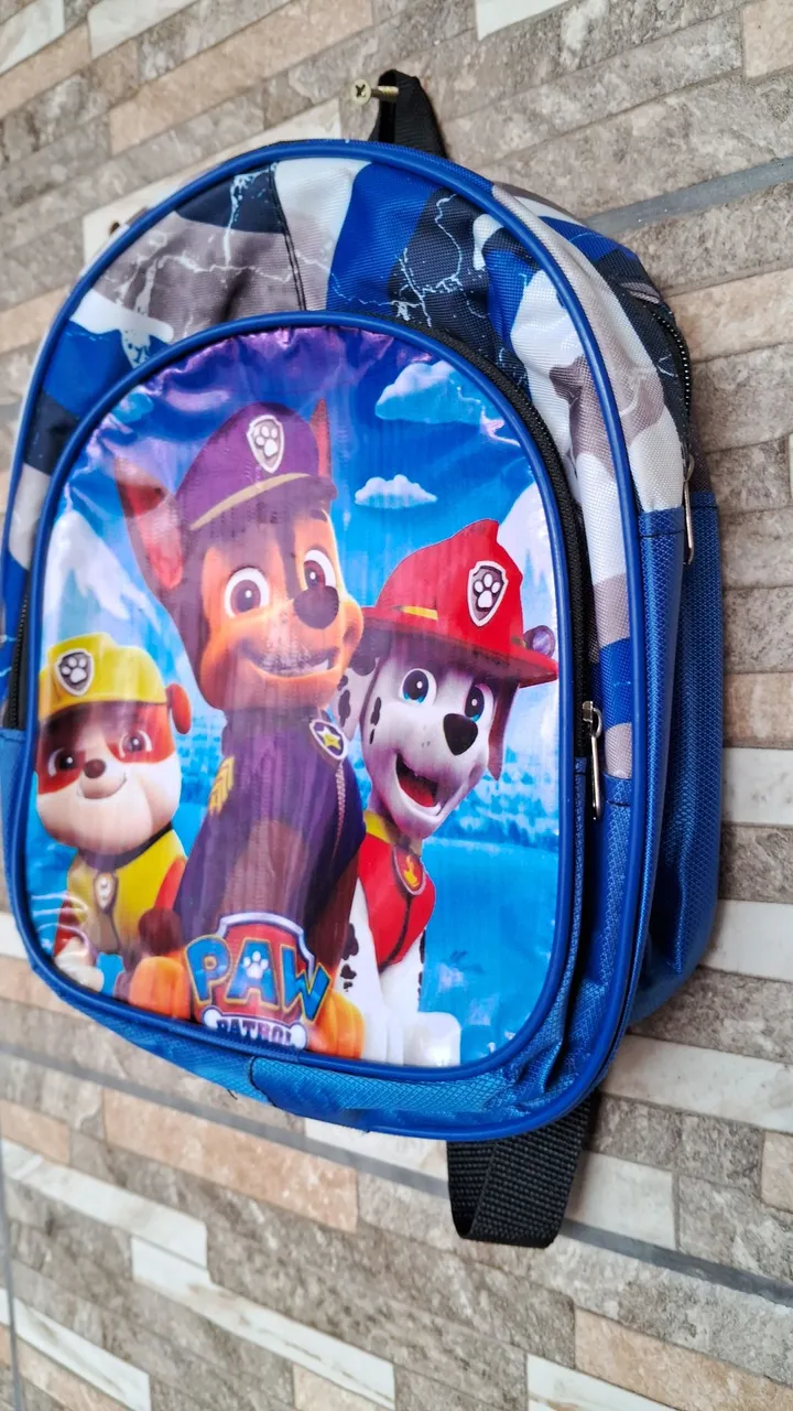 Mochila nova infantil Patrulha Canina