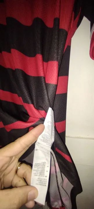 Camisa do Flamengo Adidas - 2024 Tamanho M - Foto 3