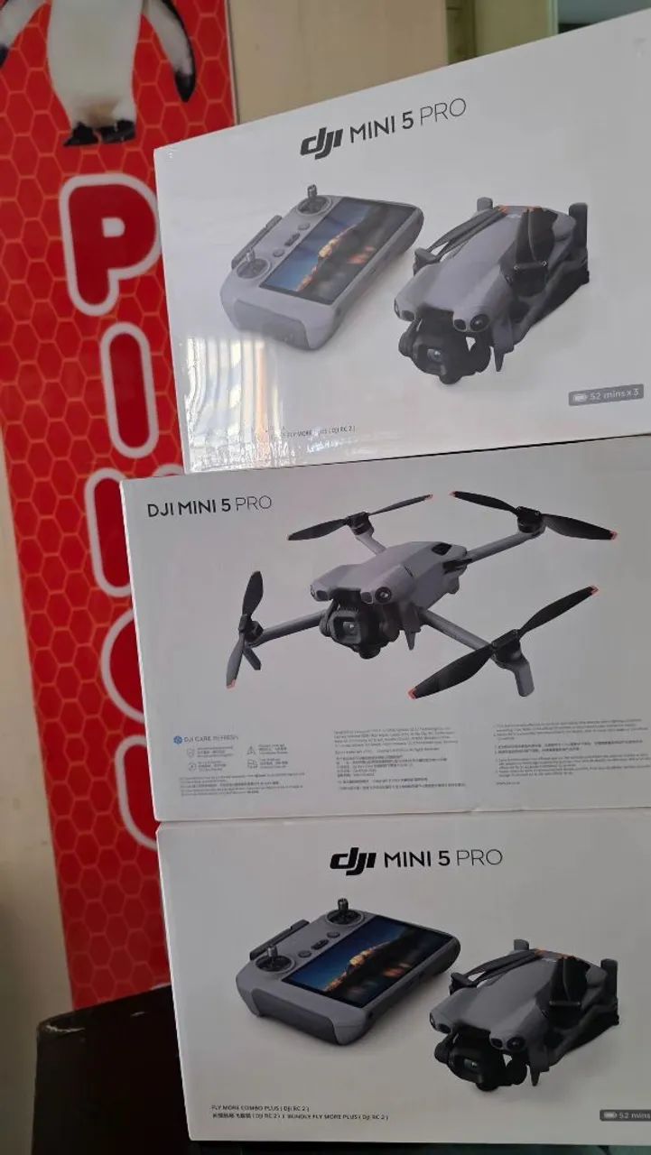 Drone DJI Mini 5 Pro Fly More Combo (Com tela)