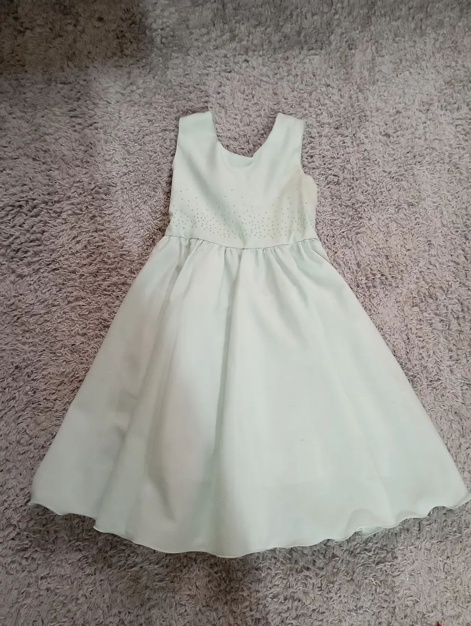 Vestido Infantil - Verde Claro - Sem Marca