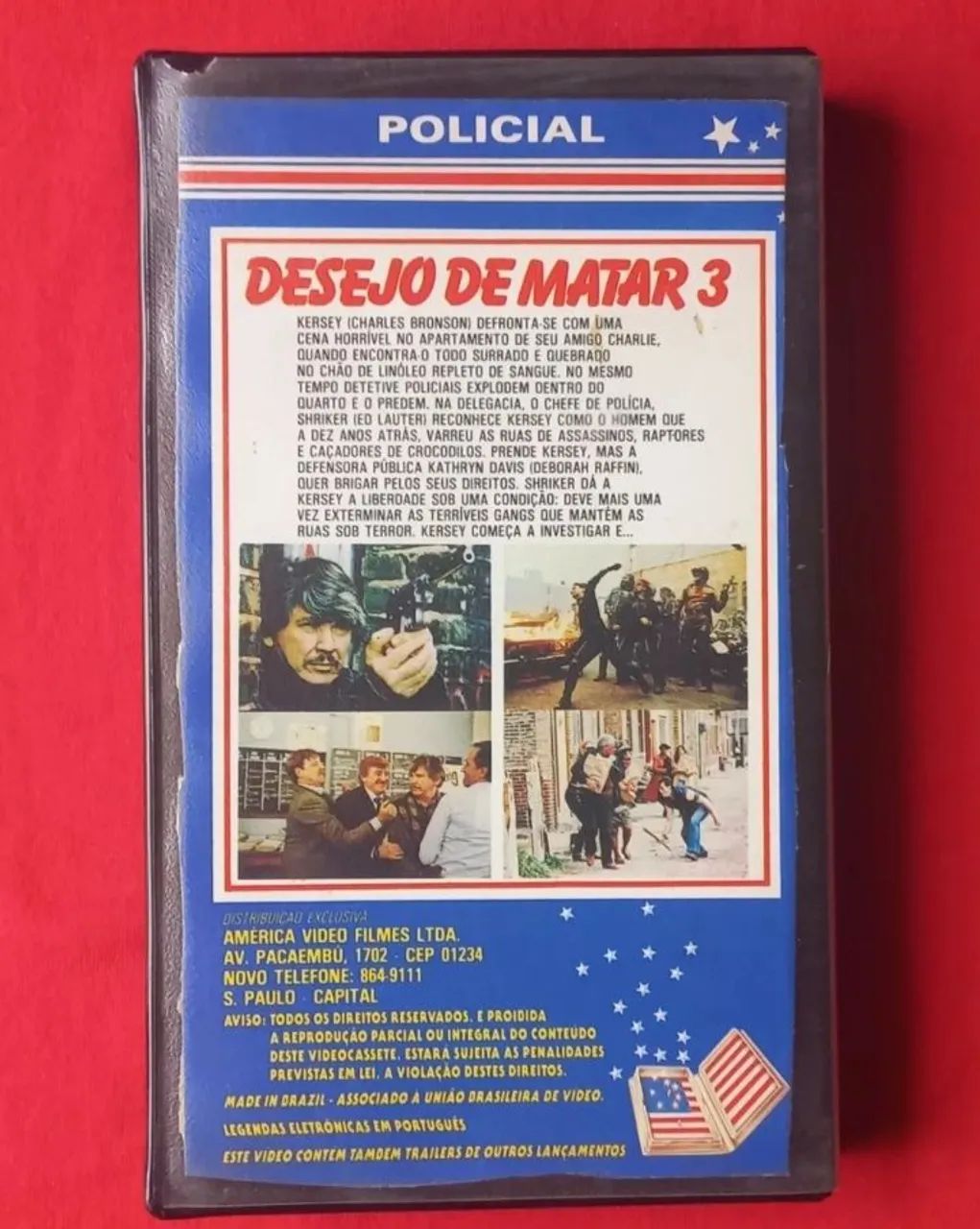 Desejo de Matar 3 - VHS Original - Charles Bronson - Foto 4